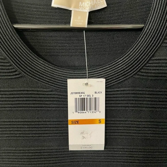 Michael Kors Textured Fantastic Dress | Black | Small - Picture 4 of 6